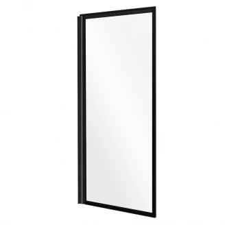 Badekarvegg <strong>Corso</strong>  Svart 4 mm 100x140 cm