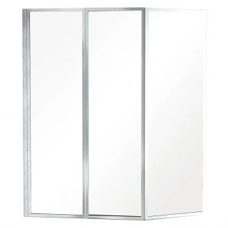 Badekarvegg <strong>Minotte Premium</strong>  Krom 4 mm 130x140 cm