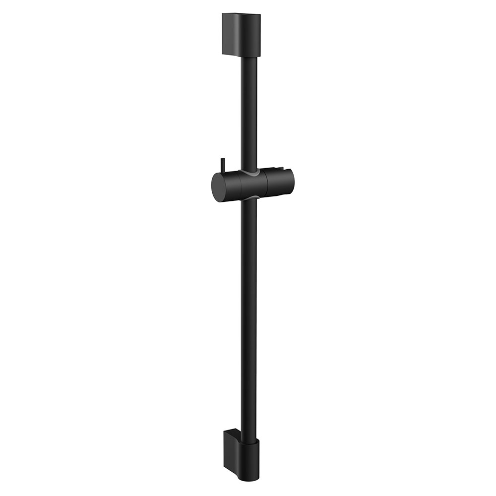 Dusjstang med Justerbar Duschhållare Viaro Svart Matt