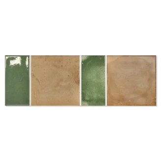 Gulvflis <strong>Prato</strong>  Terra Grønn Matt 15x45 cm