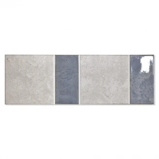Gulvflis <strong>Prato</strong>  Grå Blå Matt 15x45 cm