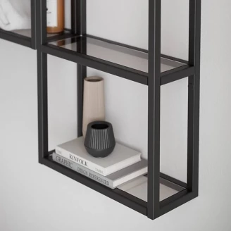 Vegghengt Skap <strong>Balans</strong>  60 Svart