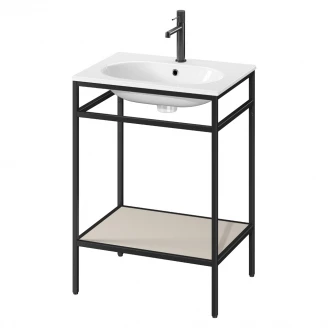 Servantskap <strong>Balans</strong>  60 cm med Beige Hylle