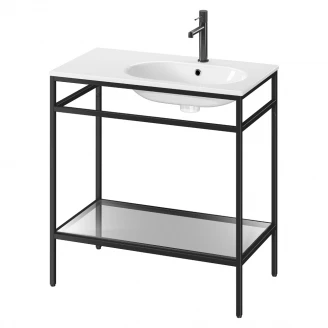 Servantskap <strong>Balans</strong>  80 cm med Glashylla