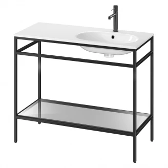 Servantskap <strong>Balans</strong>  100 cm med Glashylla