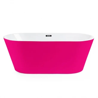 Badekar <strong>Avalonia</strong>  Rød/Fiolett Magenta Blank 150x70 cm