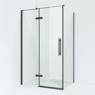 Ravak Brusehjørne <strong>Cool!</strong>  120 + 90 cm Sort Mat