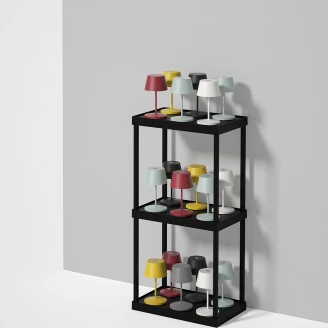 Villeroy & Boch 6-dobbel Ladestasjon for 6 Seoul /Naples 2.0, Tips Svart Matt