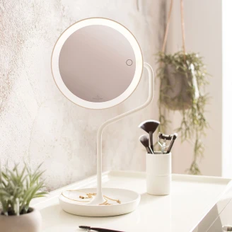 Villeroy & Boch Sminkespeil med Belysning Versailles Hvit Matt