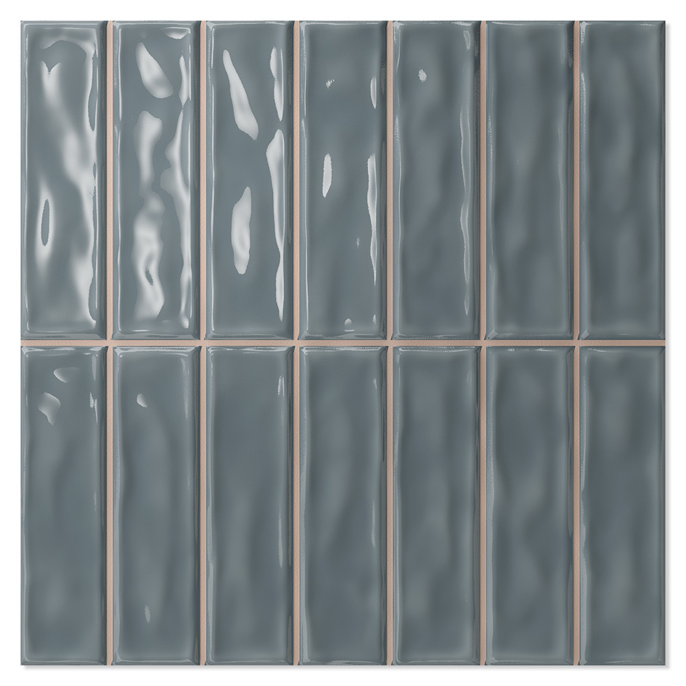 Veggflis Celest Lys Blå Stick Blank 20x20 (2.5x10) cm