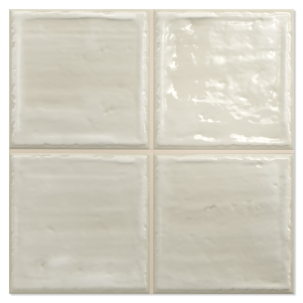 Veggflis Celest Gråbeige Blank 20x20 (10x10) cm