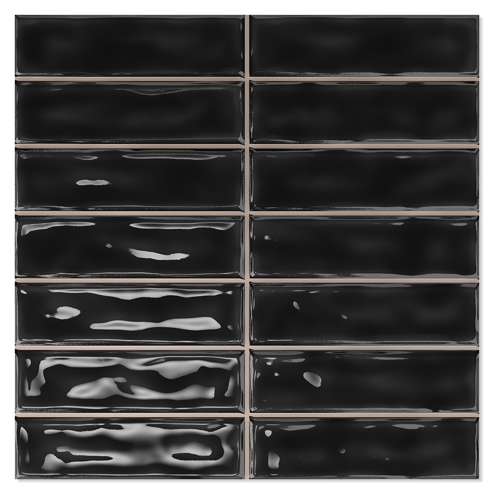 Veggflis Celest Svart Stick Blank 20x20 (2.5x10) cm