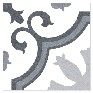 Marokkanske Klinker <strong>Alhambra</strong>  Grå Mønstret Mat 25x25 cm
