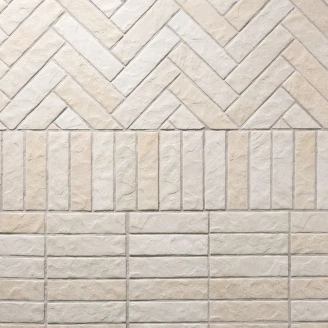 Gulvflis <strong>Brickscape</strong>  Hvit Matt 6x24 cm