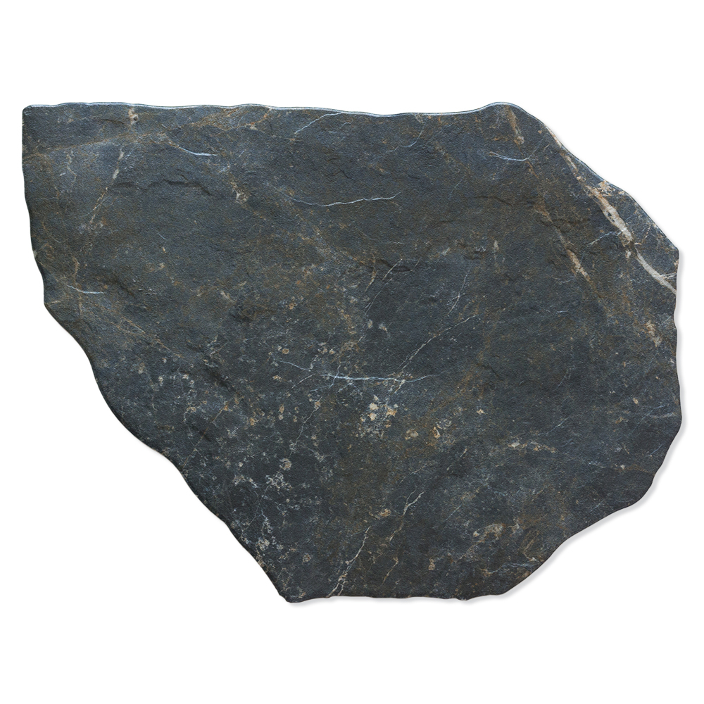 Gulvflis Garden Stone Svart Matt 32x42 cm