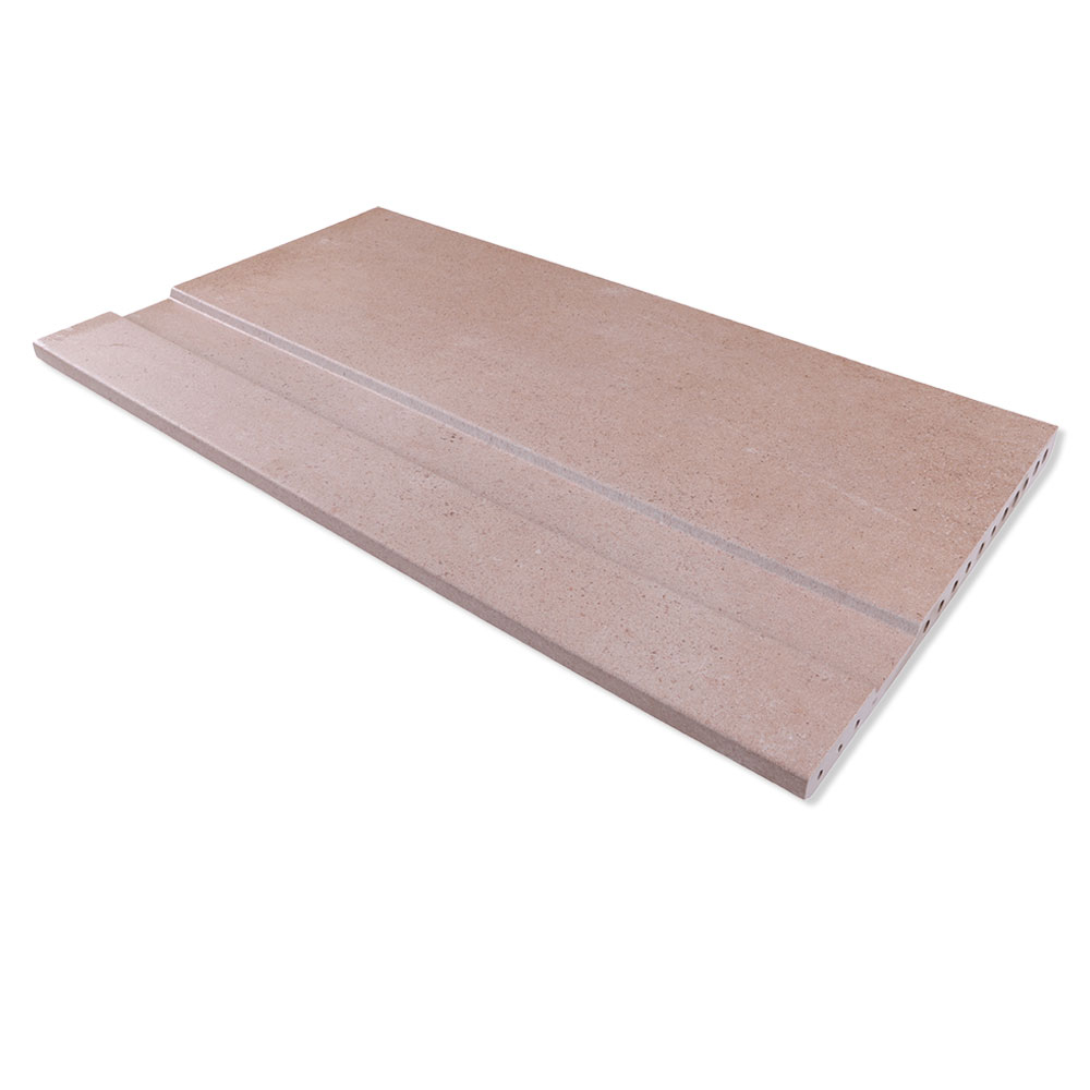 Overløpende Bassengkant Urban Beige Matt 33x60 cm