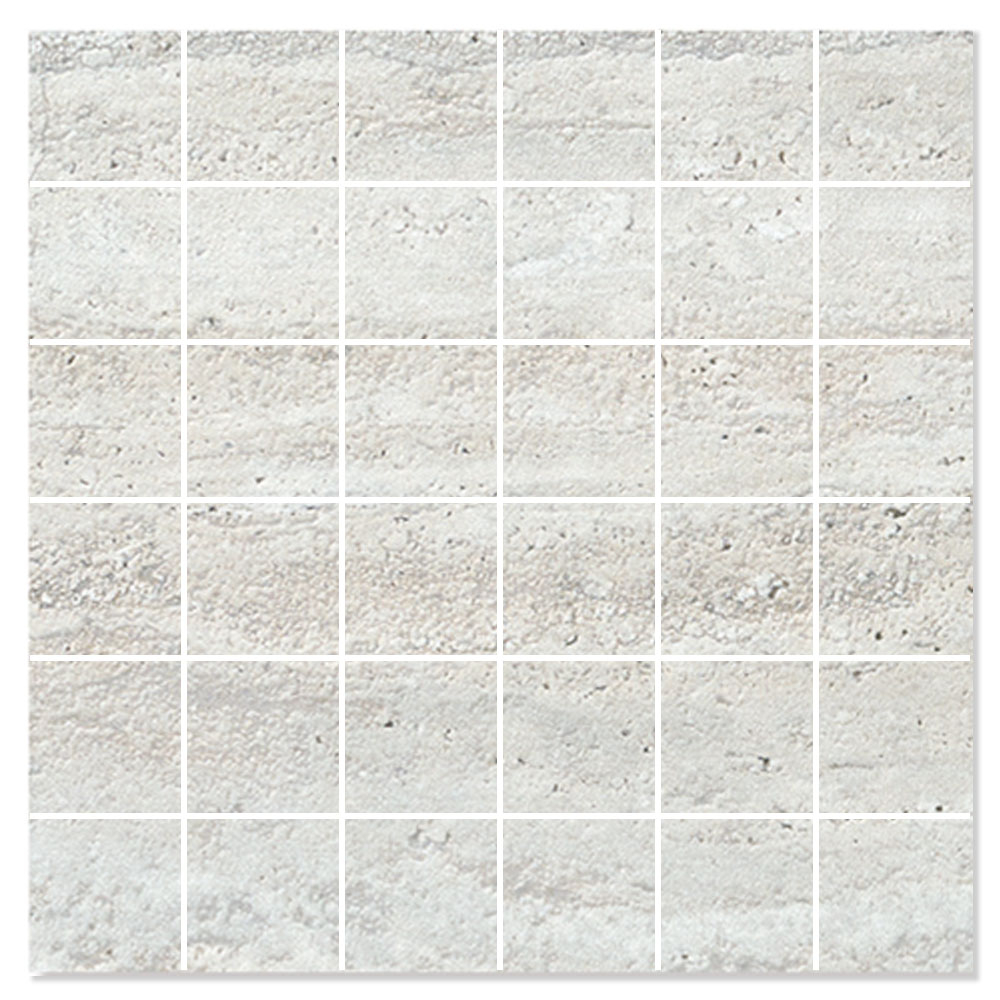 Mosaikkflis Cinara Grå Matt 30x30 (5x5) cm