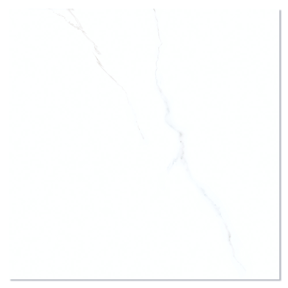 Marmor Gulvflis Nordiva Vit-Silver Polert 119x119 cm