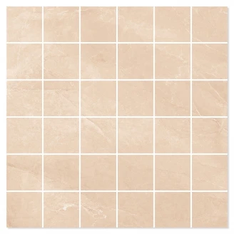 Marmor Mosaikkflis <strong>Alteza</strong>  Beige Matt 30x30 (5x5) cm