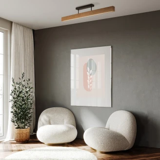 Taklampe Sol Valnøtt Matt 96 cm