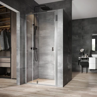 Ravak Dusjdør Nexty 110 cm Krom Blank