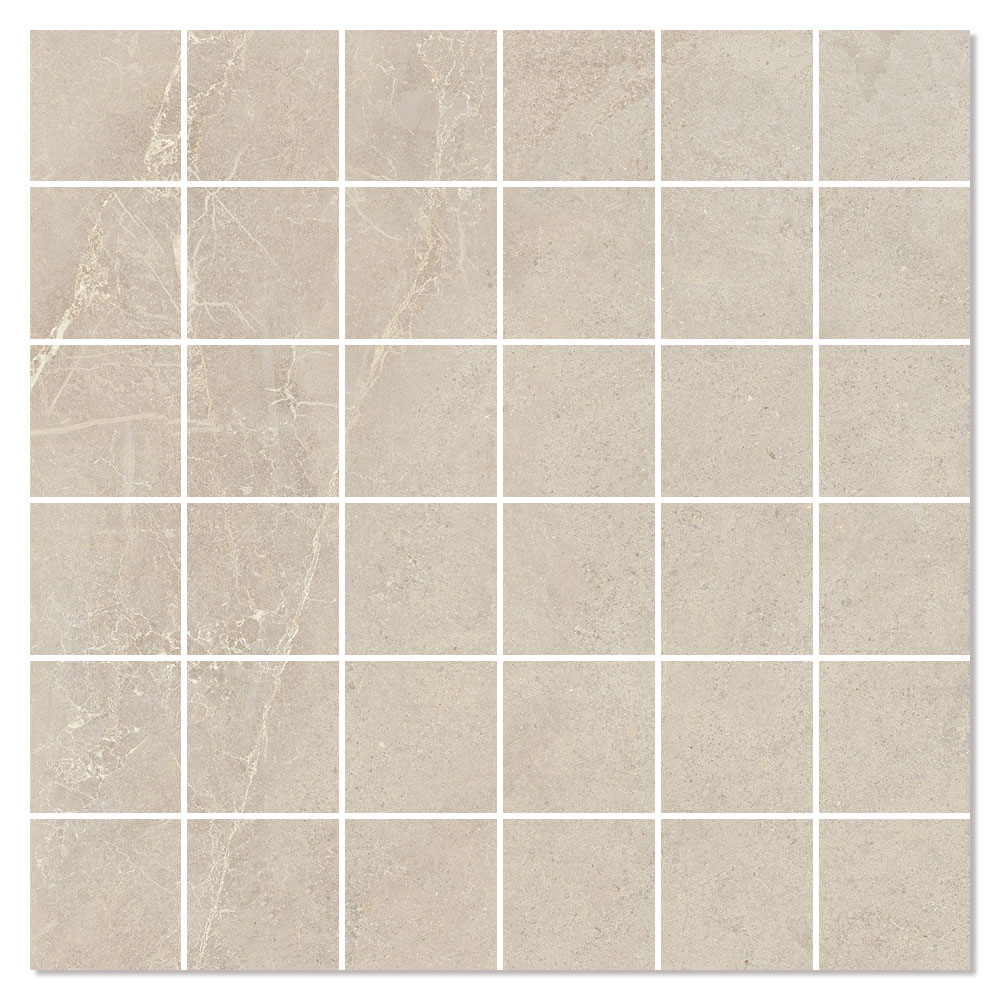 Mosaikkflis Empyrio Beige Matt 30x30 (5x5) cm