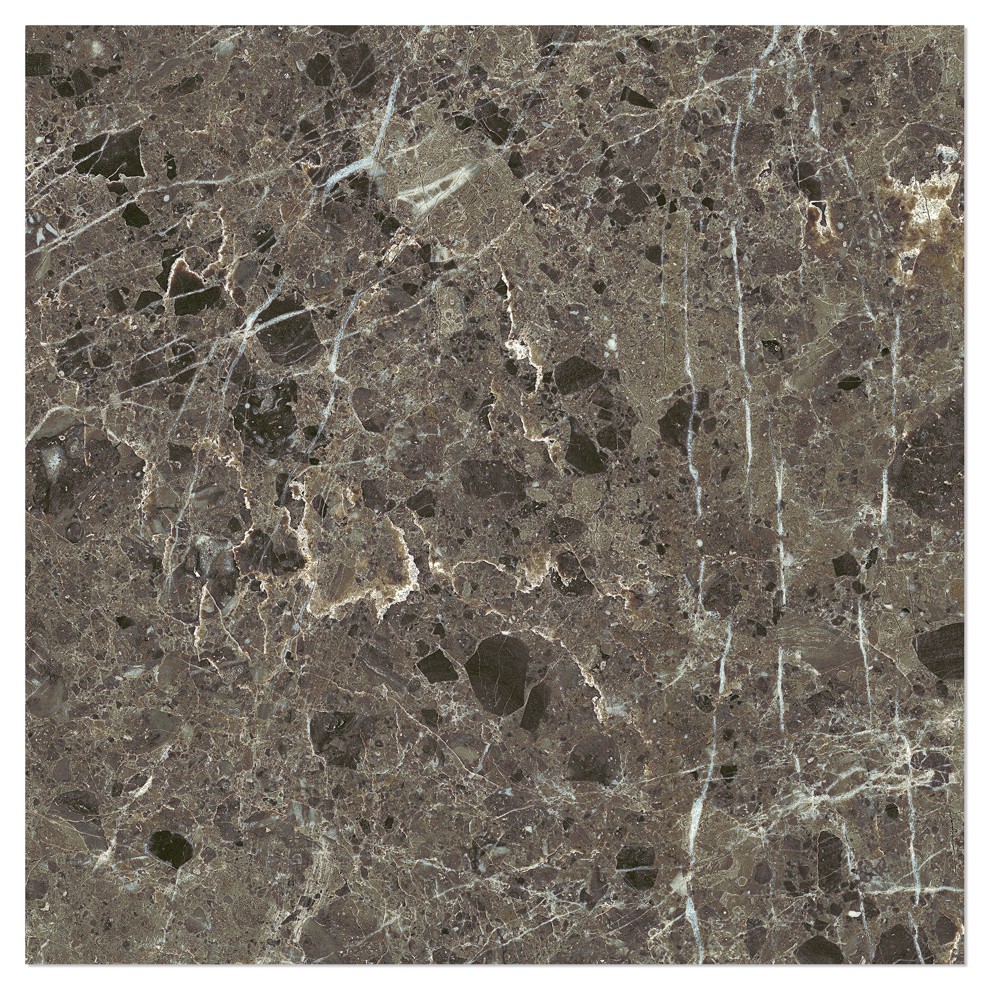 Gulvflis Bijou Svart Matt 60x60 cm