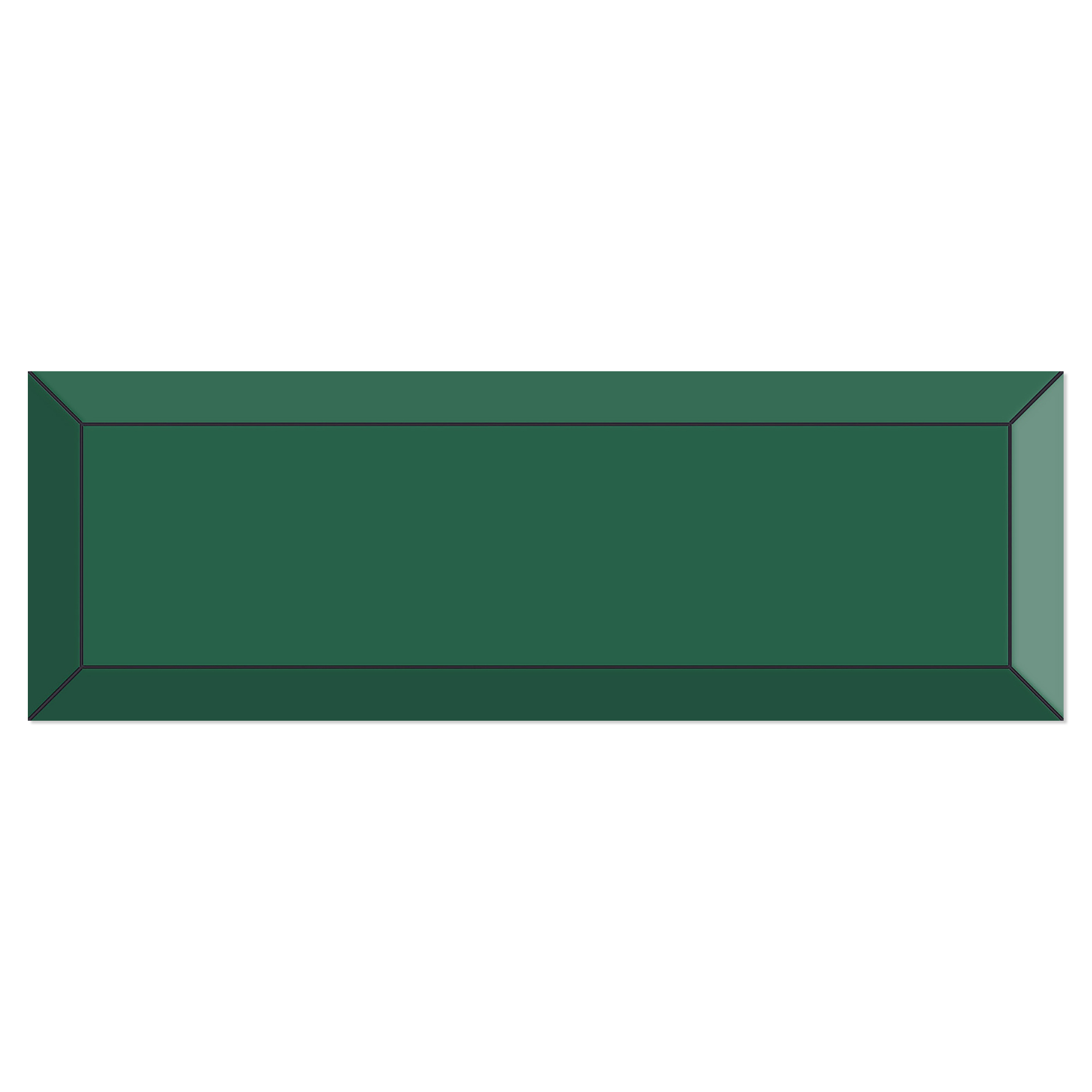Veggflis Lens Fasat Hvit Blank 8x23 cm