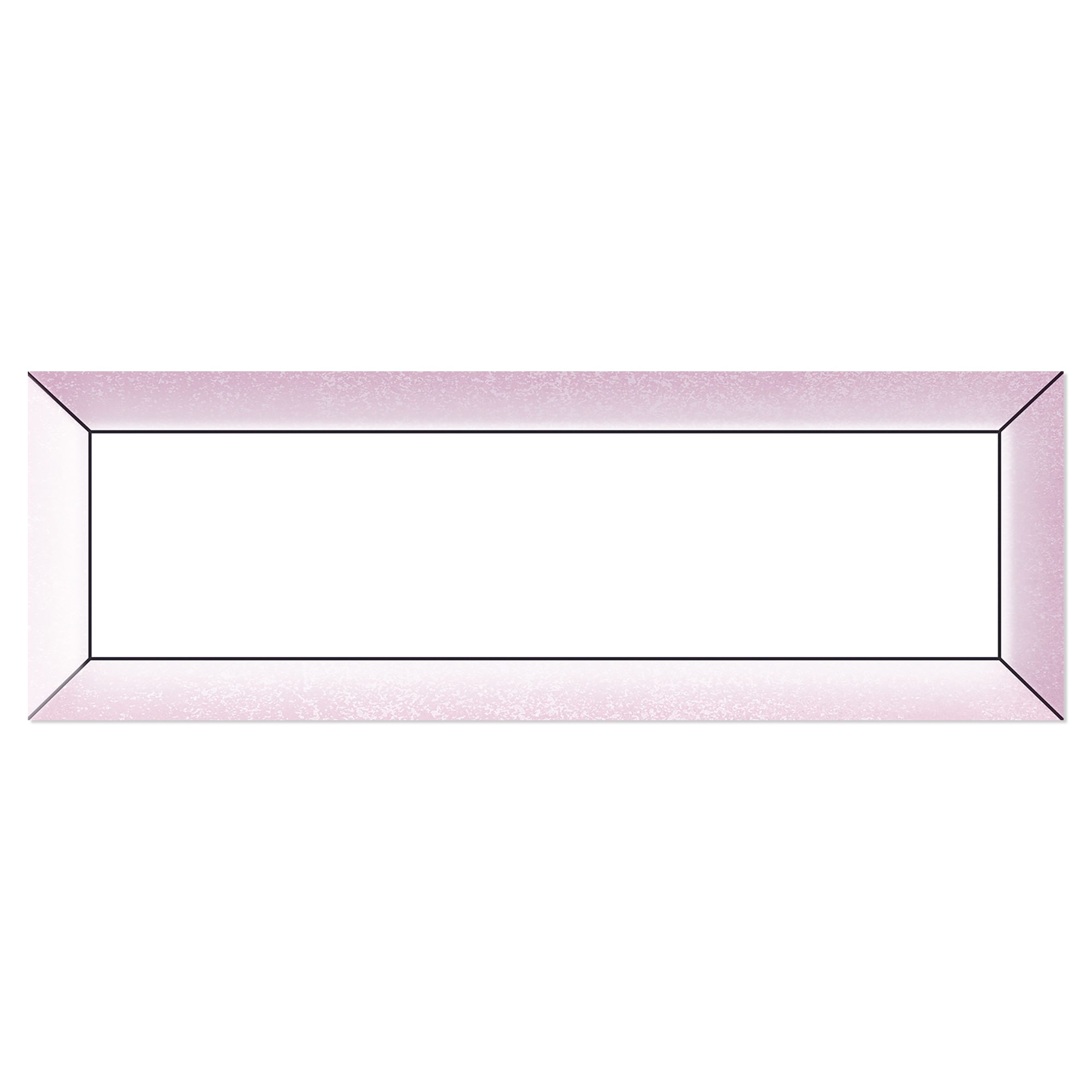 Veggflis Lens Fasat Lys Grå Blank 8x23 cm