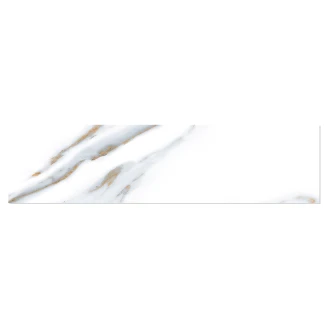 Veggflis Belle Hvit Blank 8x30 cm