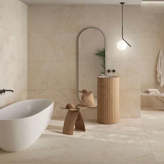 Gulvflis <strong>Pienza</strong>  Beige Sklisikker Matt 60x120 cm