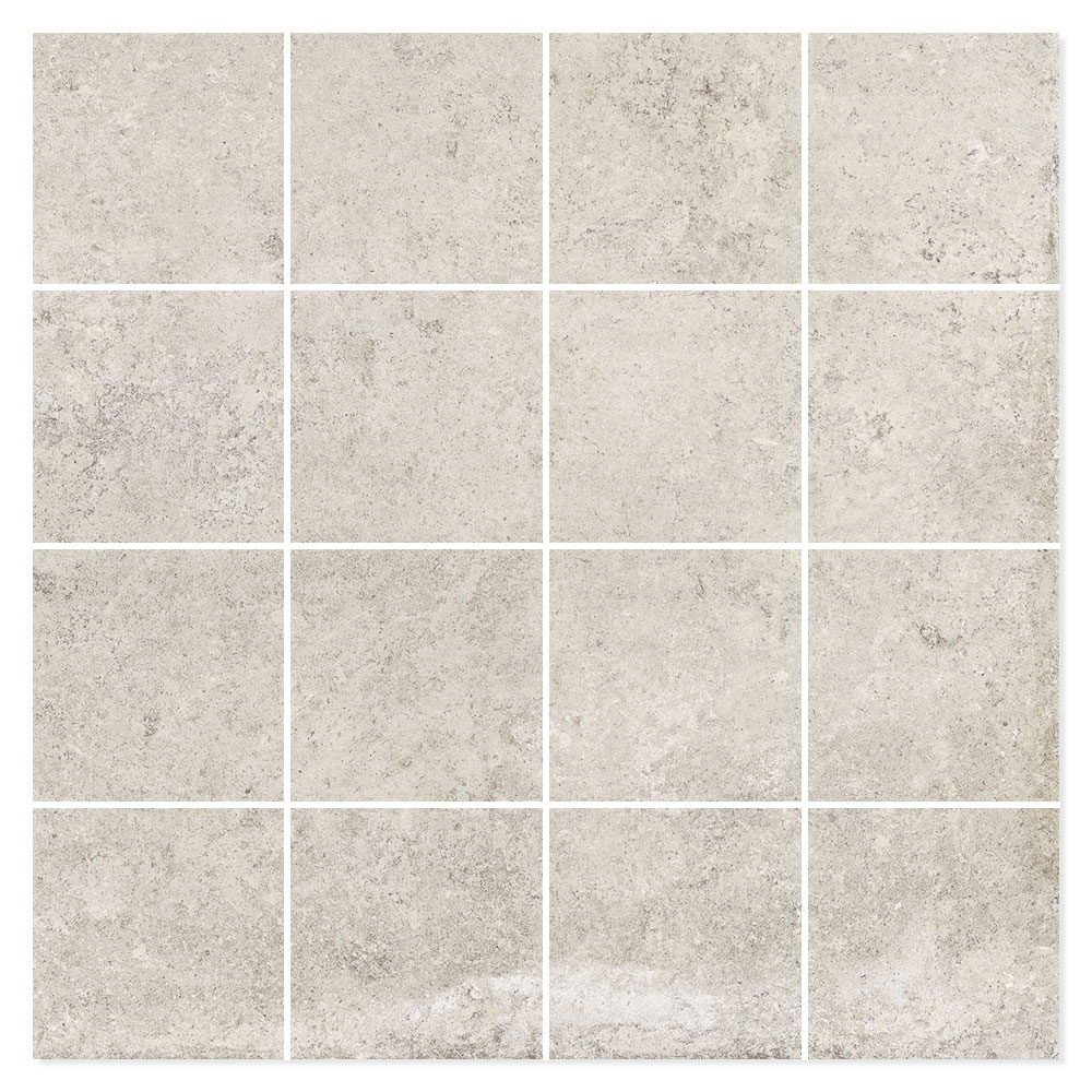 Mosaikkflis Ivrea Beige Matt 30x30 (7x7) cm