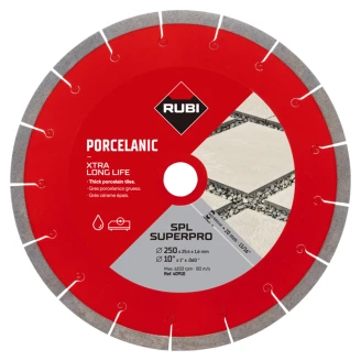 Diamantblad For Porselensfliser SPL 250 EXT SUPERPRO (For 20 mm Tykkelse)