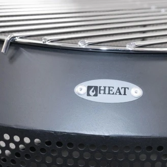 Heat Ildskål Branntønne Sort Matt