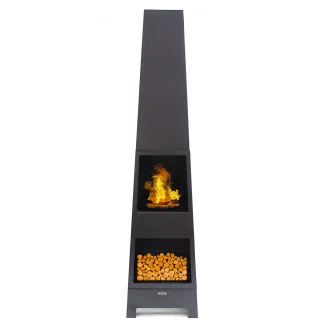 <strong>Heat</strong>  Ildsted Oslo Sort Mat