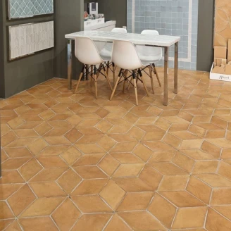 Alteret Håndlaget Tracia Gulvflis <strong>Natural Terracotta</strong>  35x20 cm
