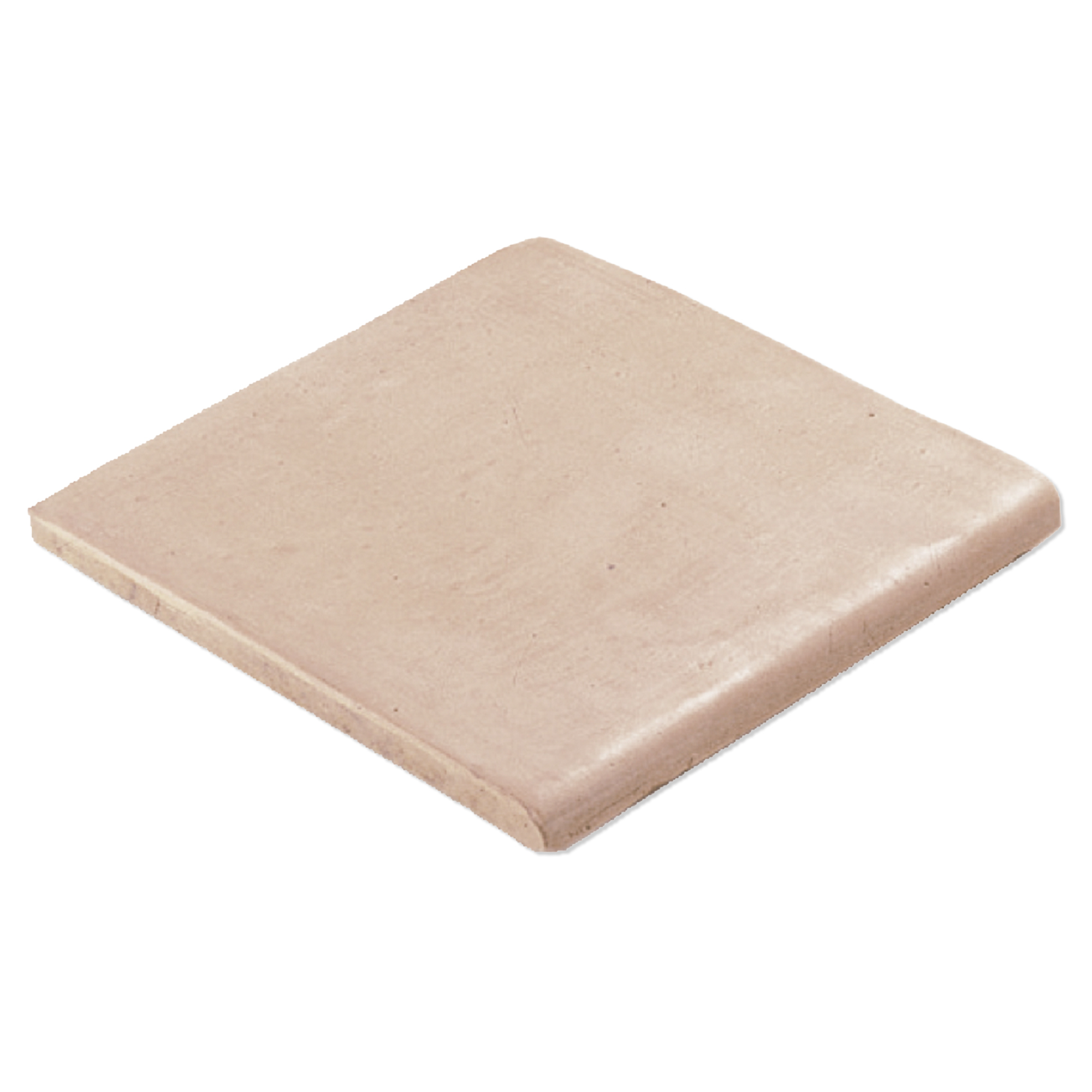 Alteret Håndlaget Gulvflis Bullnose Natural Terracotta 30x30 cm