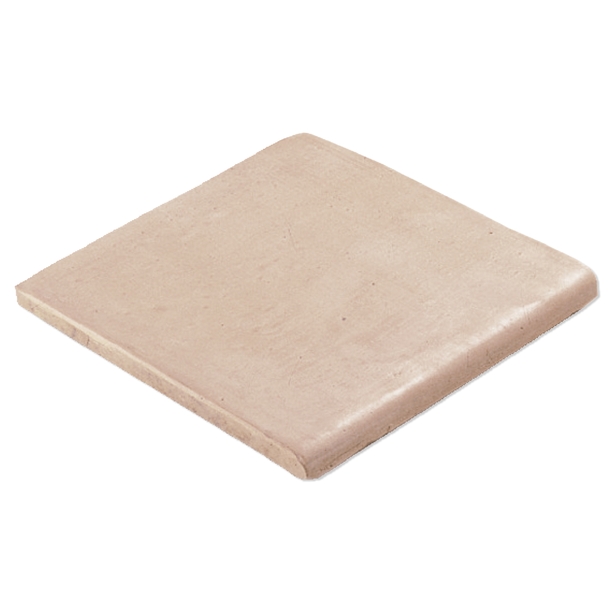 Alteret Håndlaget Gulvflis Bullnose Natural Terracotta 40x40 cm
