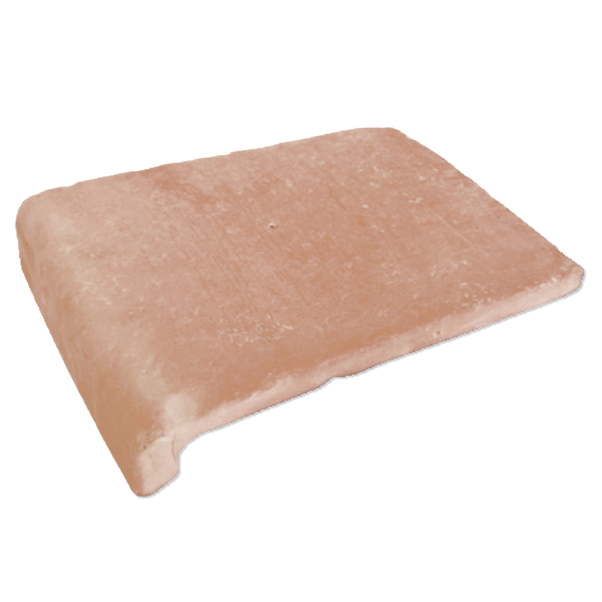 Alteret Håndlaget Trappeflis Hjørne Antic Terracotta Rund 30x34 cm