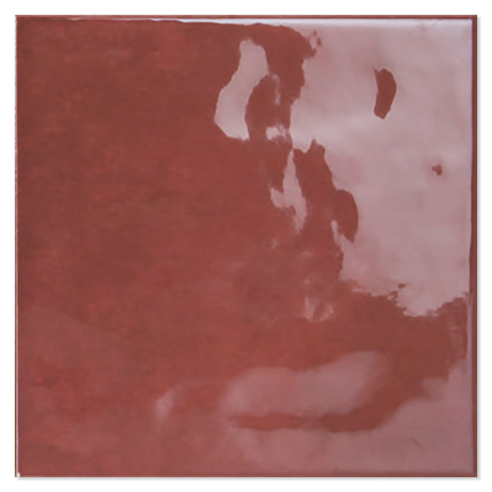 Veggflis Earth Rød Blank 15x15 cm