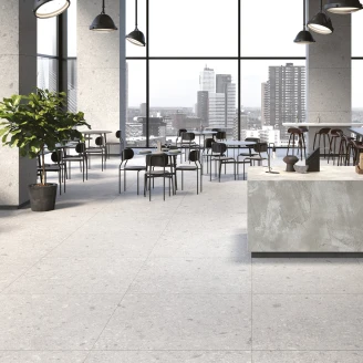 Unicomstarker Gulvflis <strong>Pietra di Gré</strong>  Bianco Matt 120x120 cm