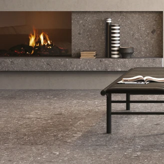 Unicomstarker Gulvflis <strong>Pietra di Gré</strong>  Antracite Matt 15x60 cm