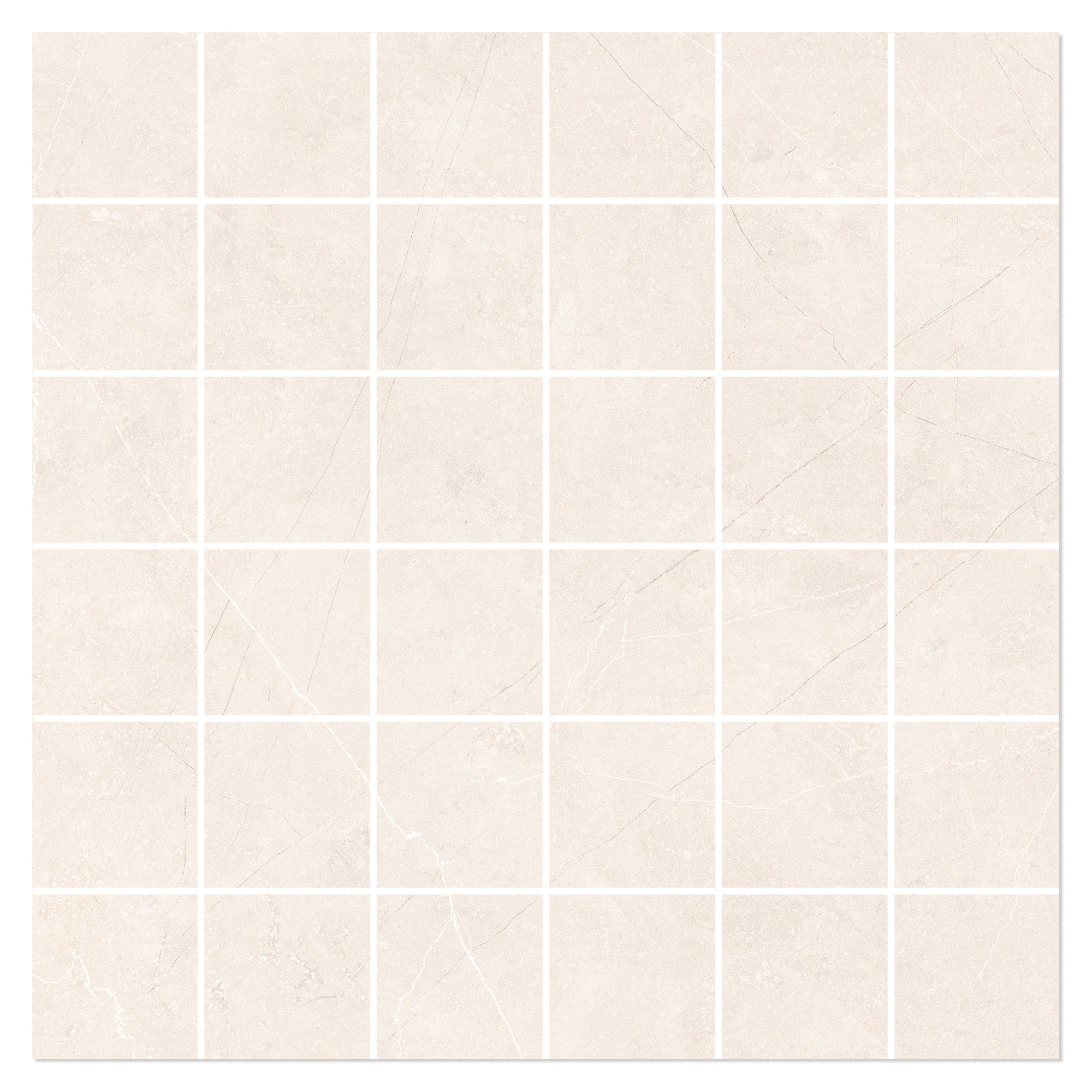 Mosaikkflis Vitrium Beige Matt 30x30 (5x5) cm
