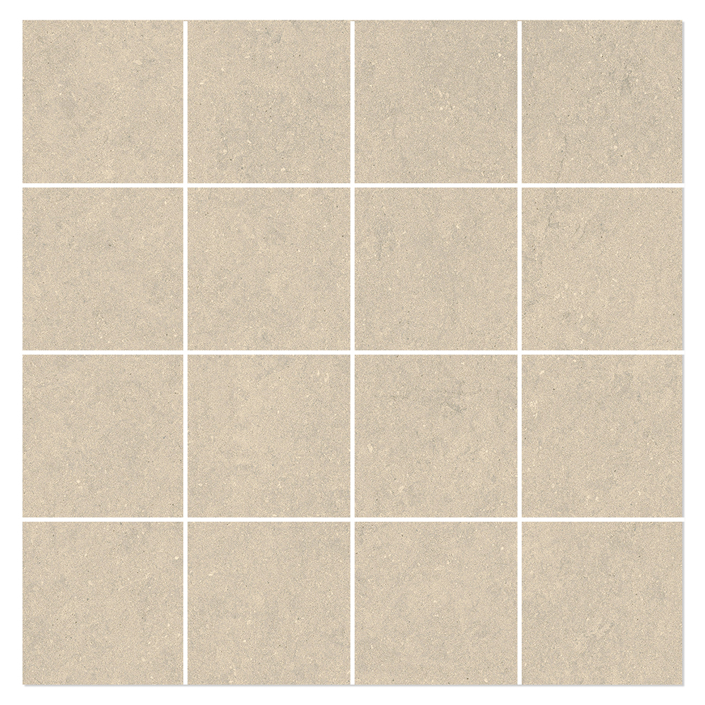 Mosaikkflis Monte Beige Matt 30x30 (7x7) cm