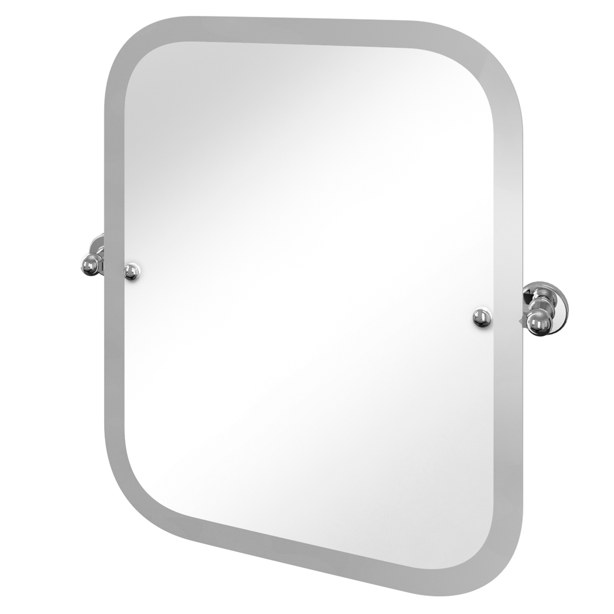 Burlington Rektangulær Sminkespeil 59x62 cm Krom Blank