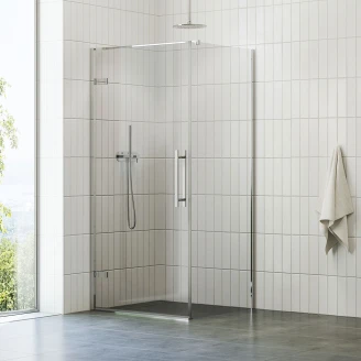 Ravak Dusjhjørne <strong>Cool!</strong>  90 + 100 cm Krom Blank