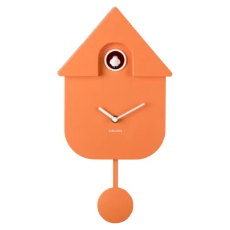Karlsson Väggur Modern <strong>Cuckoo</strong>  Orange Matt