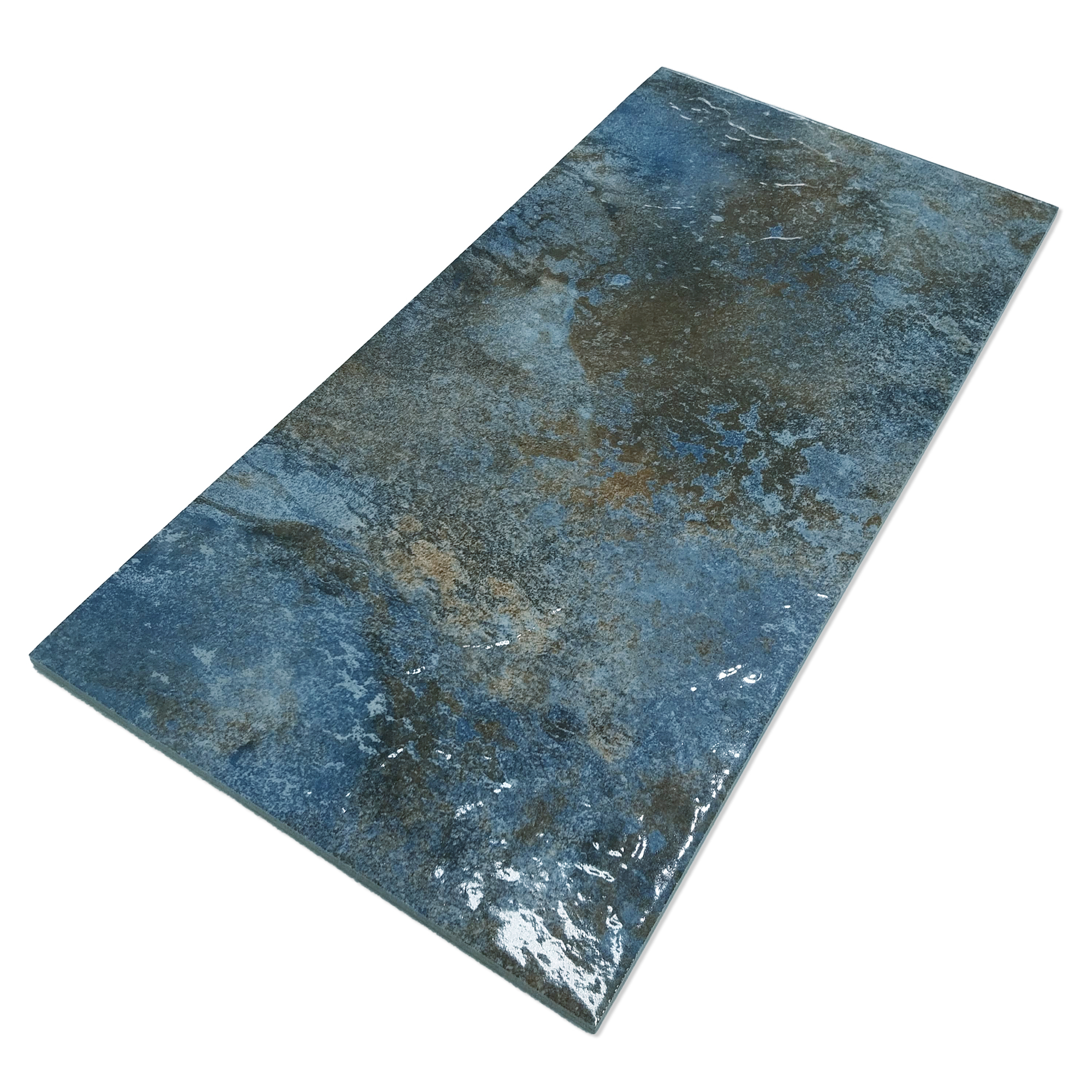 Gulvflis Ocean Blå Blank 30x60 cm