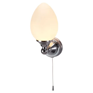 <strong>Burlington</strong>  Vegglampe Edwardian Elliptisk Krom Blank