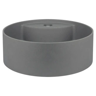 Servant Rund med Kranhylla <strong>Silia</strong>  Antracit Metallic Matt 36 cm